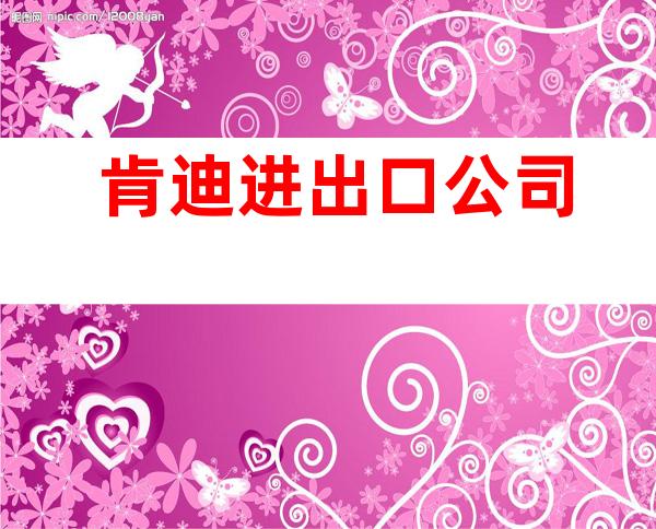 肯迪进出口公司
